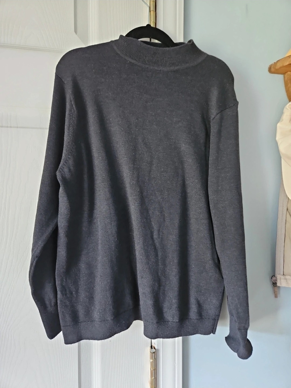 Zara Dark Charcoal Crewneck Sweater